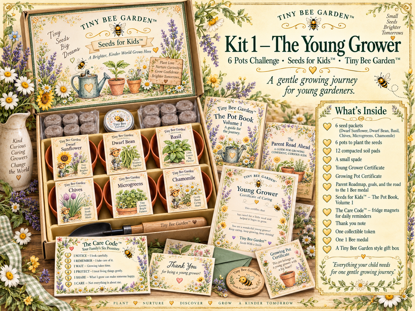 Seeds for Kids Kit 1 — The Young Grower product guide