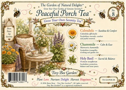 Peaceful Porch Tea — Front