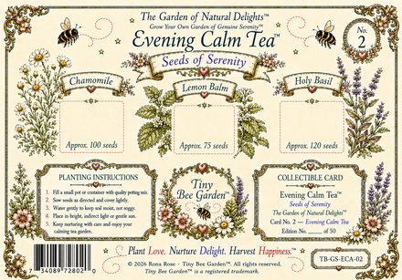Evening Calm Tea — Back