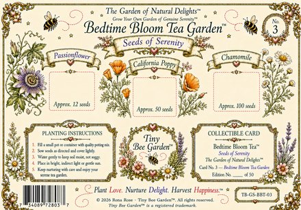 Bedtime Bloom Tea — Back