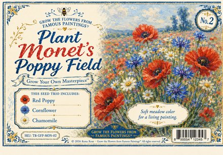 Plant Monet’s Poppy Field — Front