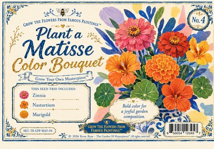 Plant a Matisse Color Bouquet — Front