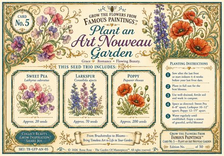 Plant an Art Nouveau Garden — Back