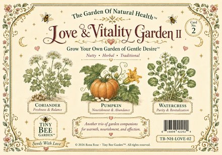Love & Vitality Garden II — Card No. 2 — Front