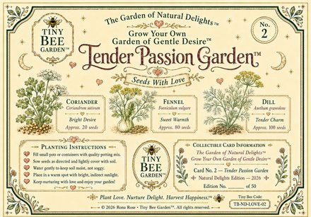 Tender Passion Garden — Front