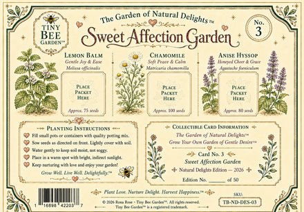 Sweet Affection Garden — Back