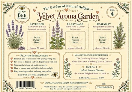 Velvet Aroma Garden — Back