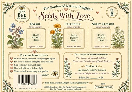 Honeyed Twilight Garden — Back