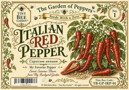 Italian Red Pepper — front
