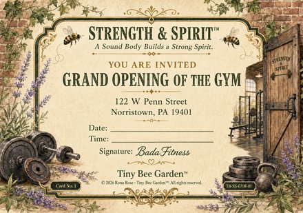 Gym Grand Opening — Back