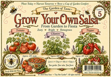Grow Your Own Salsa — Front