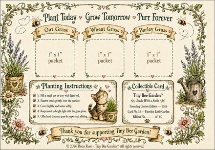 Purr-fect Little Garden — Back