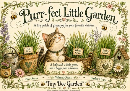 Purr-fect Little Garden — Front