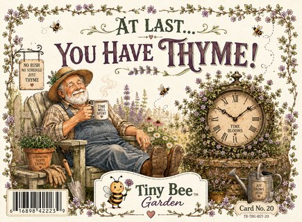 Retirement Thyme for Him — Front