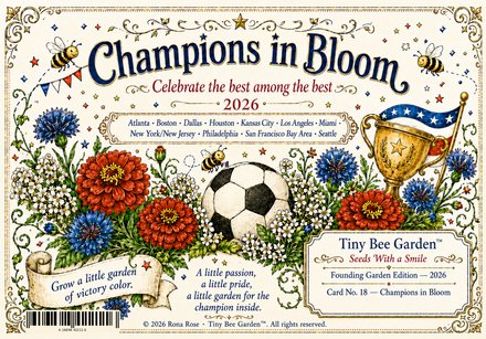 Champions in Bloom — Front