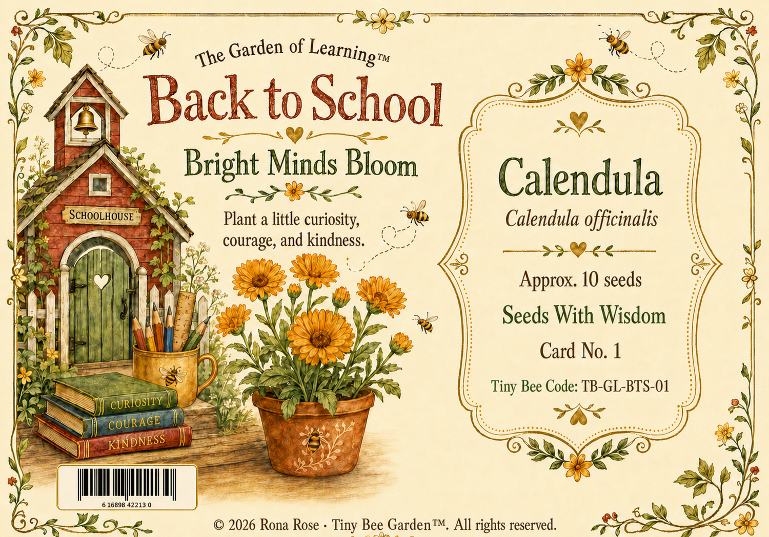Front — Back to School — Bright Minds Bloom
