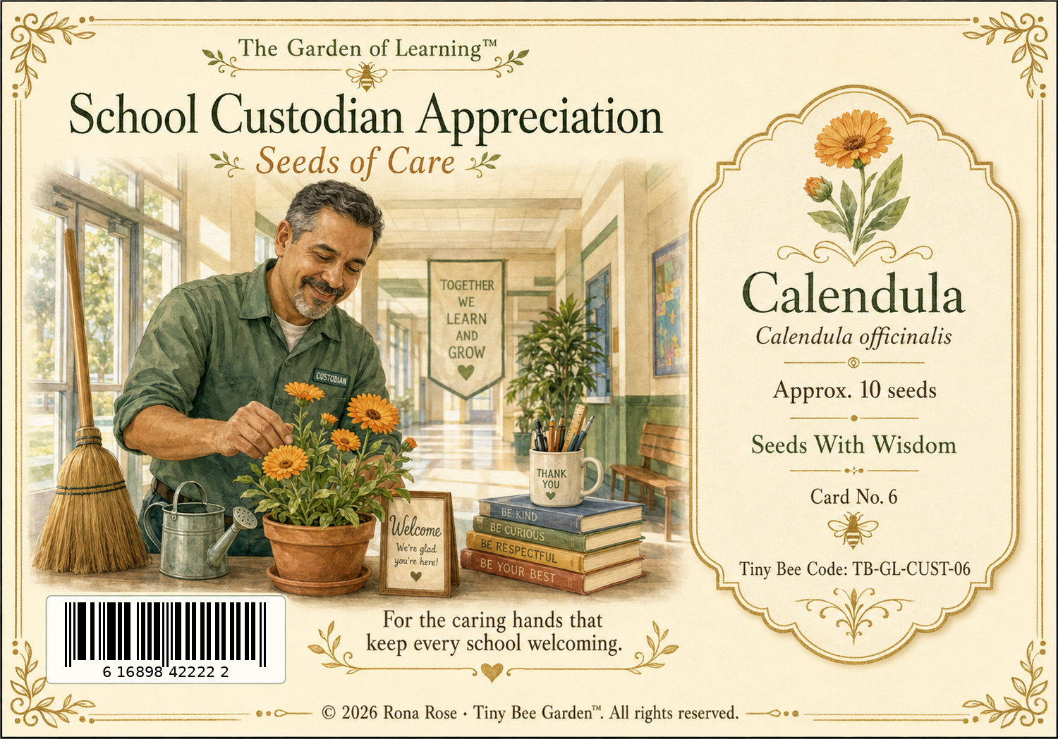 Front — School Custodian Appreciation