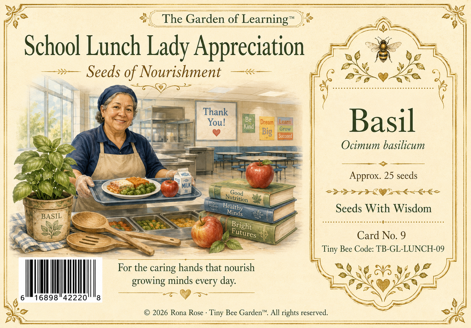 Front — School Lunch Lady Appreciation
