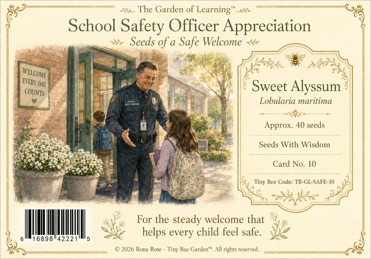 Front — School Safety Officer Appreciation