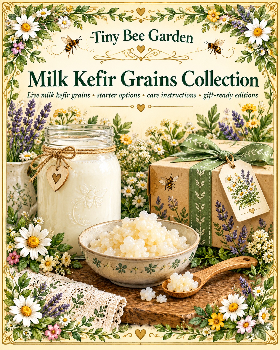 Live Milk Kefir Grains collection