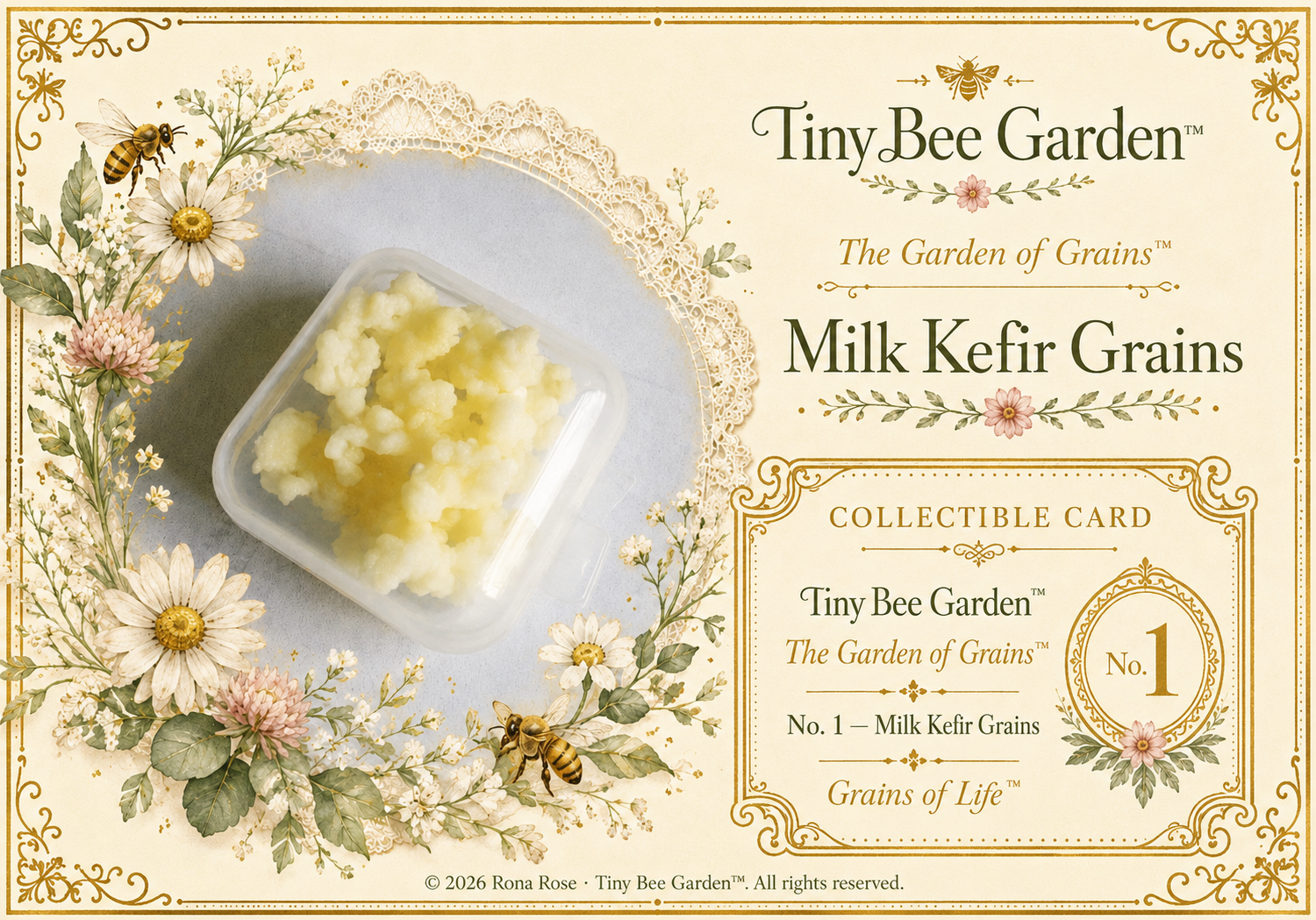 Collectible card, wax stamped and signed after the purchase